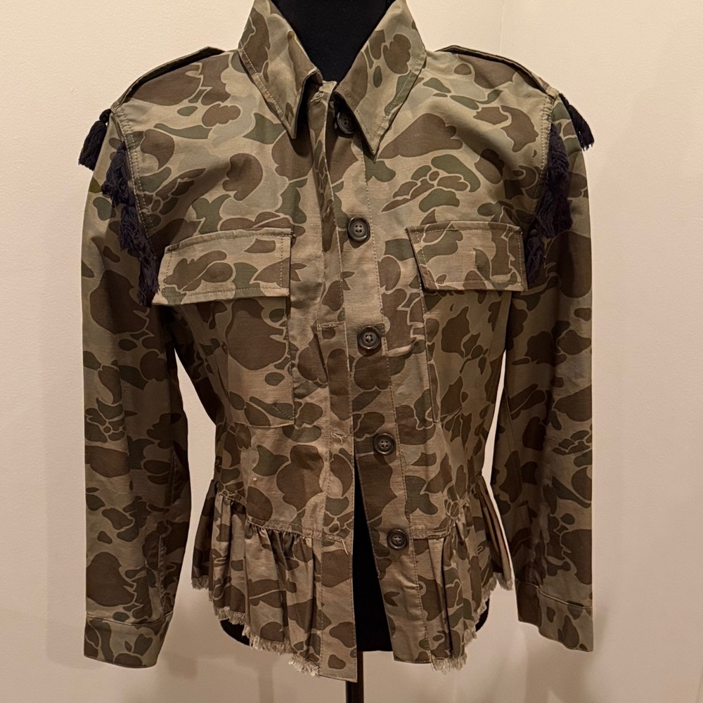 Zara Camouflage Utility Jacket